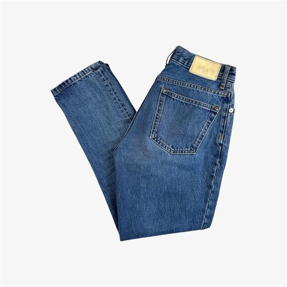 Everlane blue 90s cheeky cropped straight leg jeans - Picture 7 of 7